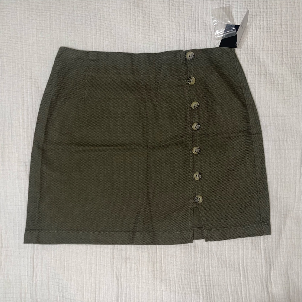 Forever 21 Green Pencil Mini Skirt Casual